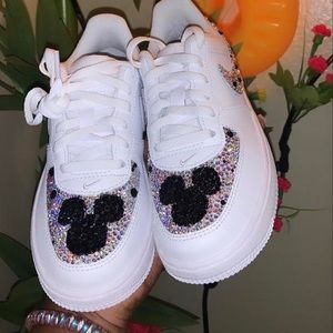 Swarovski Customized Nike AF1 Mickey Mouse